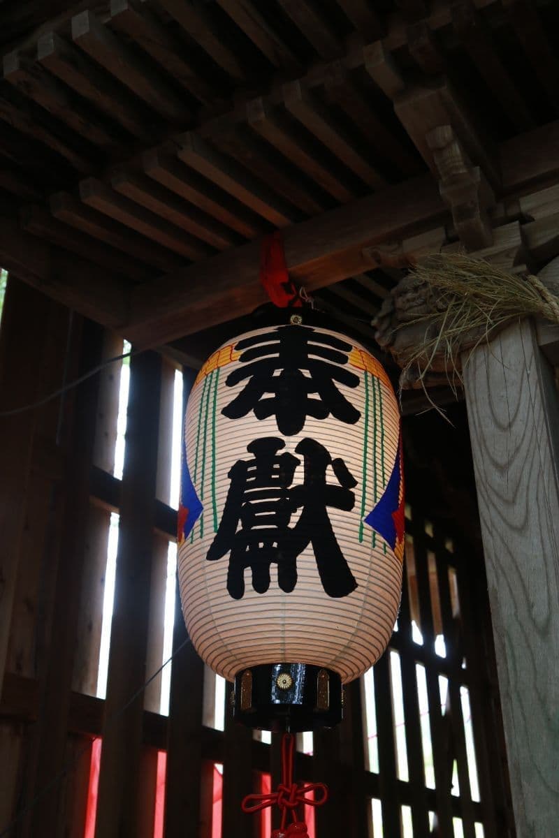 祭りの提灯
